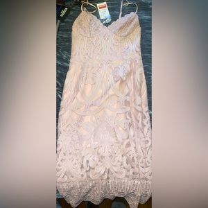 Lace design dress